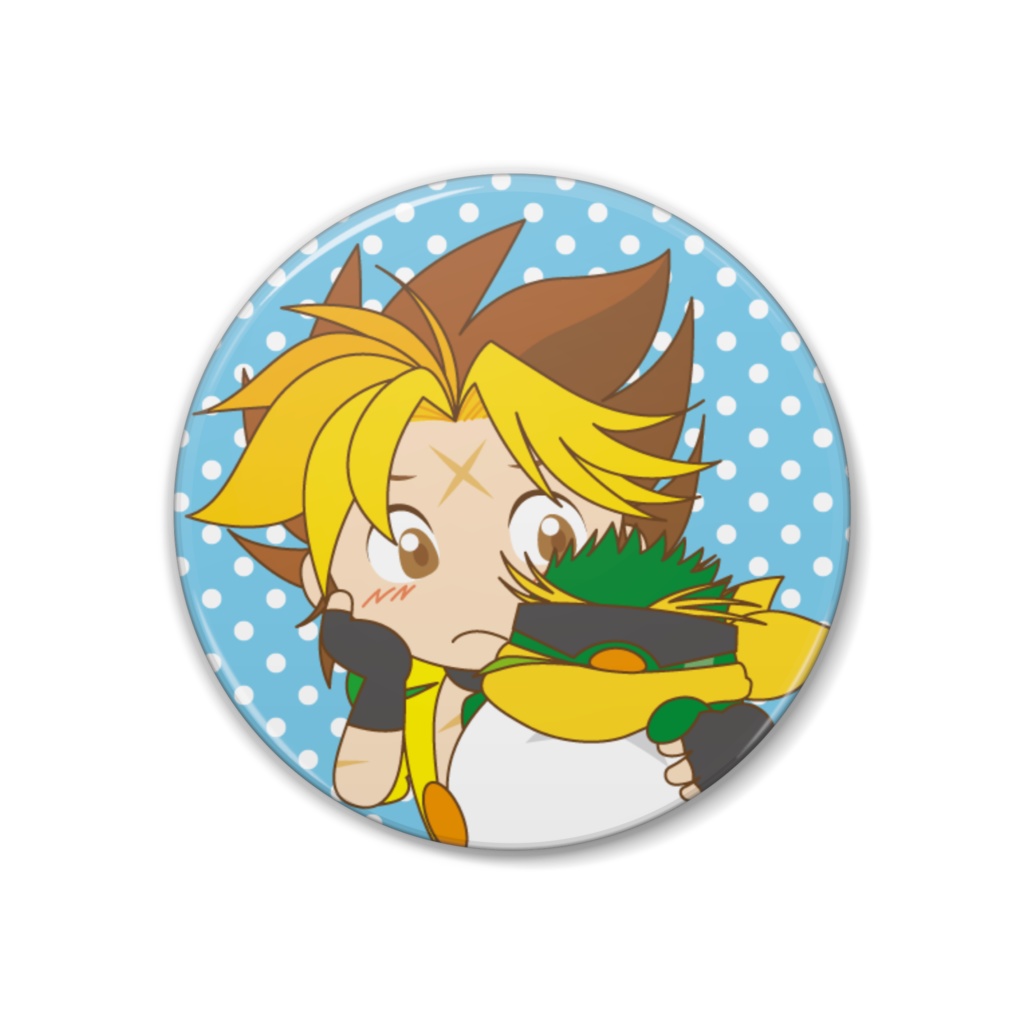 ライブアライブ　アキラ＆無法松？缶バッジ