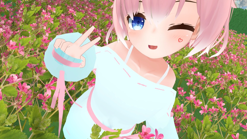 リボンオフショルダー【8アバター対応】