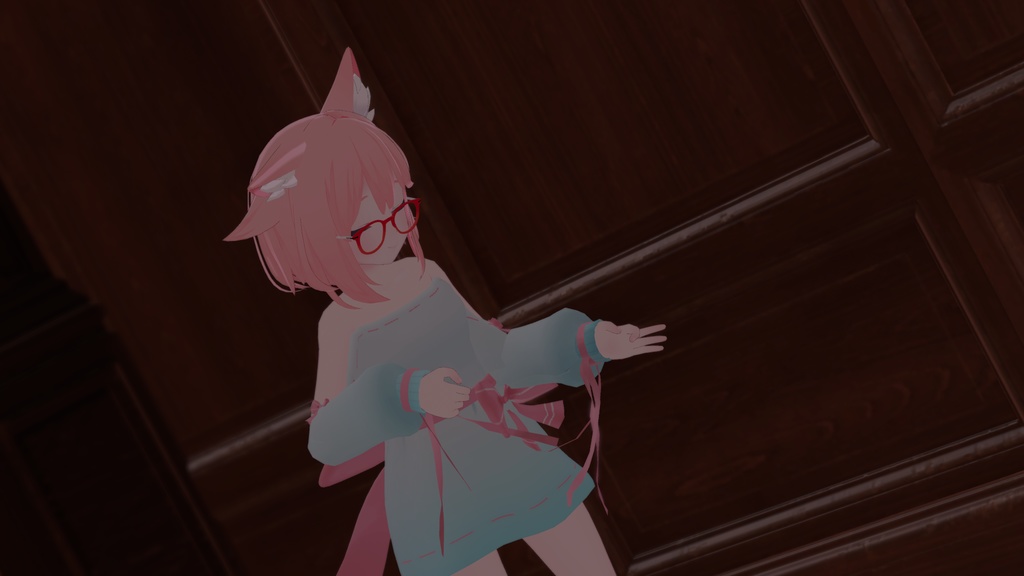 リボンオフショルダー【8アバター対応】