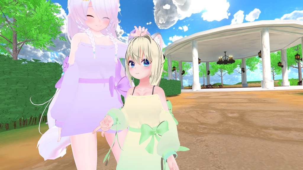 リボンオフショルダー【8アバター対応】