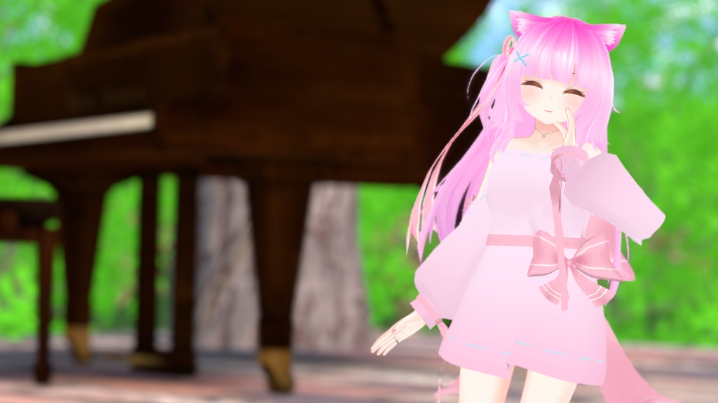 リボンオフショルダー【8アバター対応】