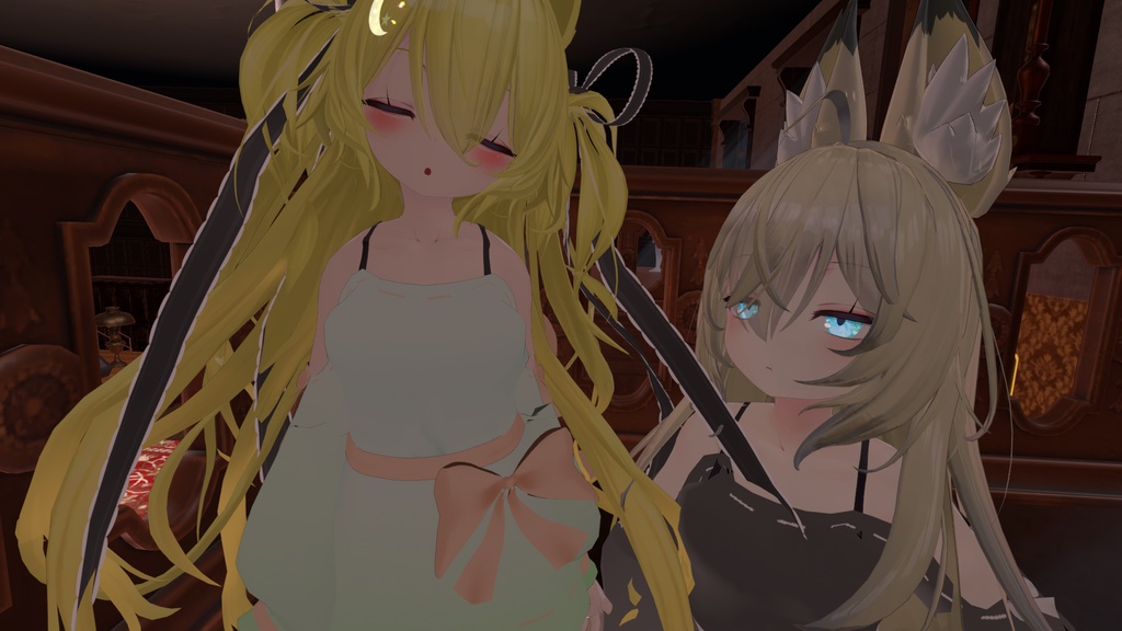 リボンオフショルダー【8アバター対応】