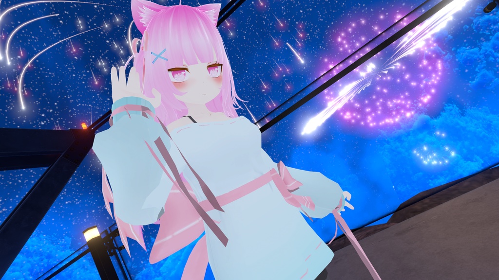 リボンオフショルダー【8アバター対応】