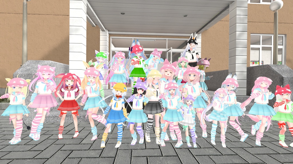 セーラーアシンメトリー【13アバター対応】