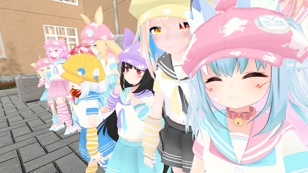 セーラーアシンメトリー【13アバター対応】