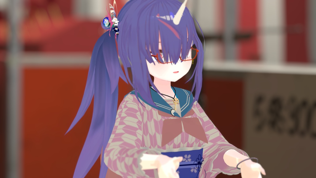 浴衣風セーラー【12アバター対応】