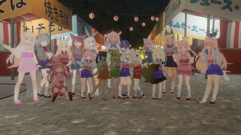 浴衣風セーラー【12アバター対応】