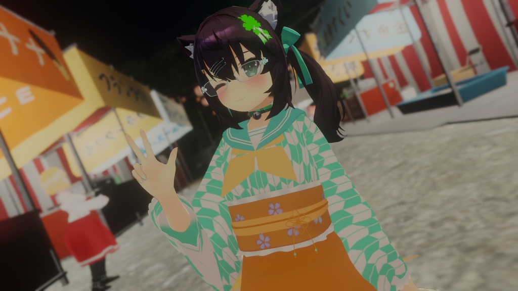 浴衣風セーラー【12アバター対応】