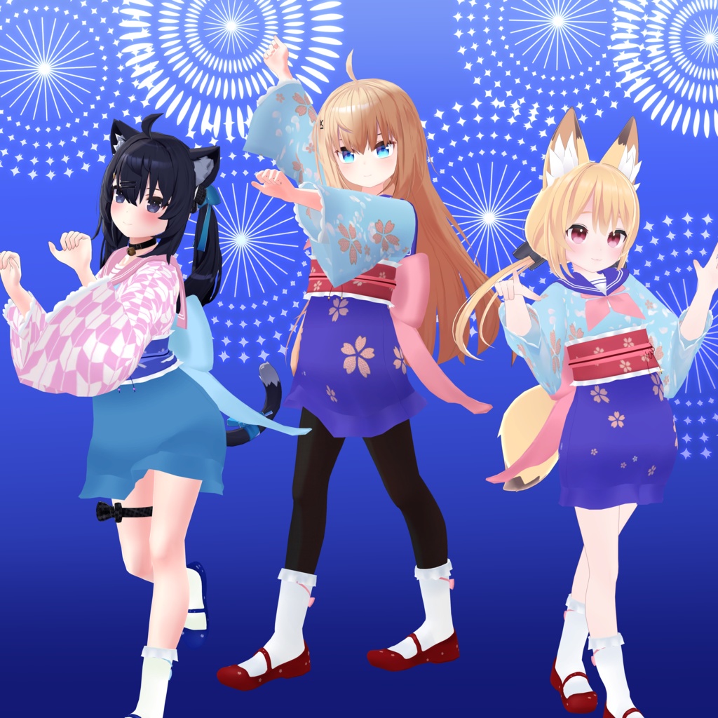 浴衣風セーラー【12アバター対応】