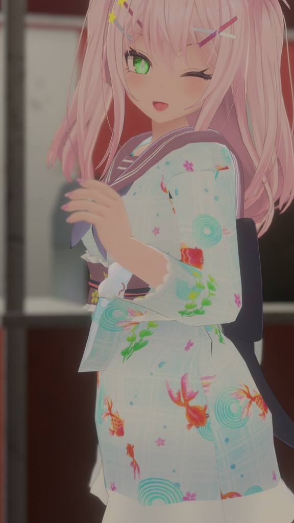 浴衣風セーラー【12アバター対応】