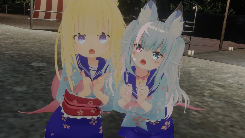 浴衣風セーラー【12アバター対応】