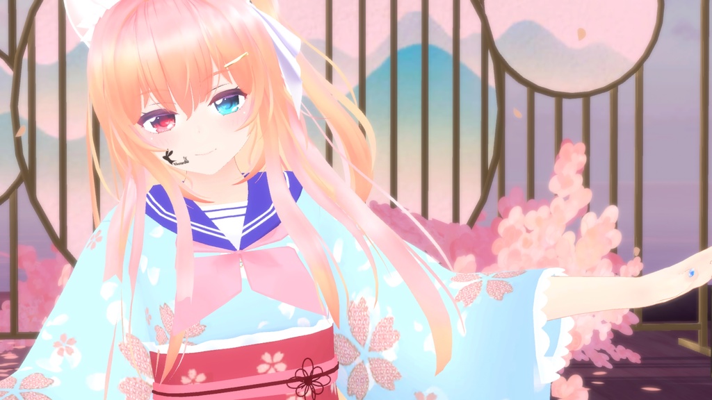 浴衣風セーラー【12アバター対応】