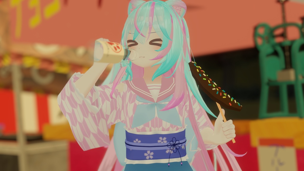 浴衣風セーラー【12アバター対応】