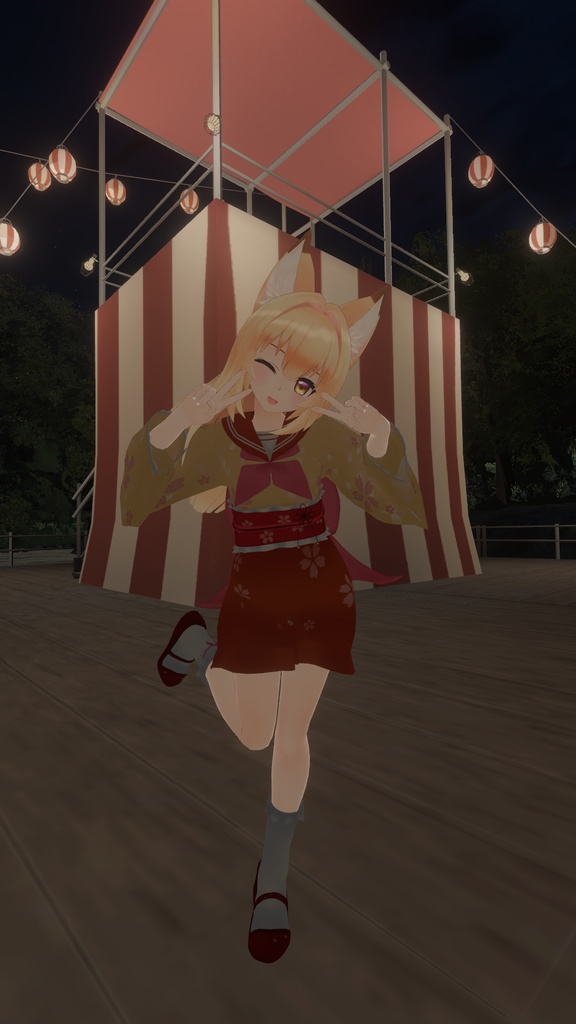 浴衣風セーラー【12アバター対応】