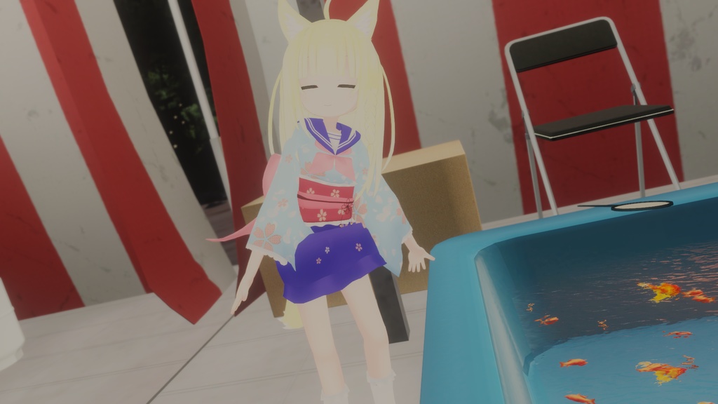 浴衣風セーラー【12アバター対応】