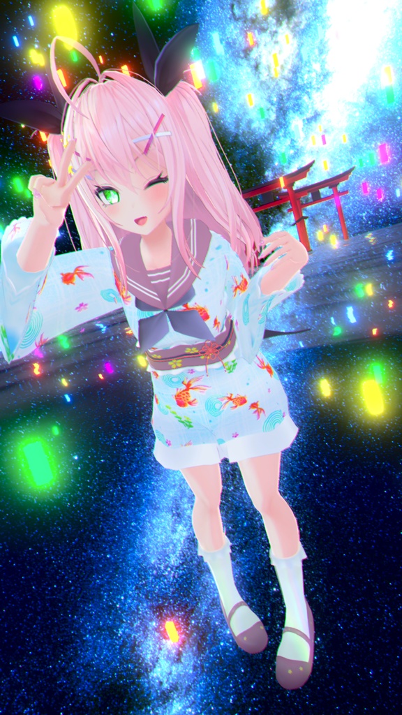 浴衣風セーラー【12アバター対応】