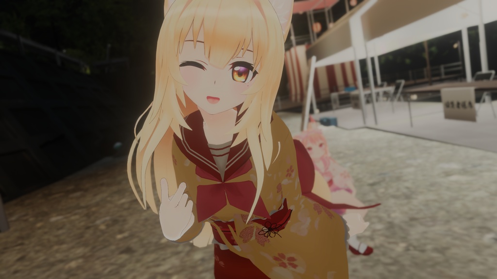 浴衣風セーラー【12アバター対応】