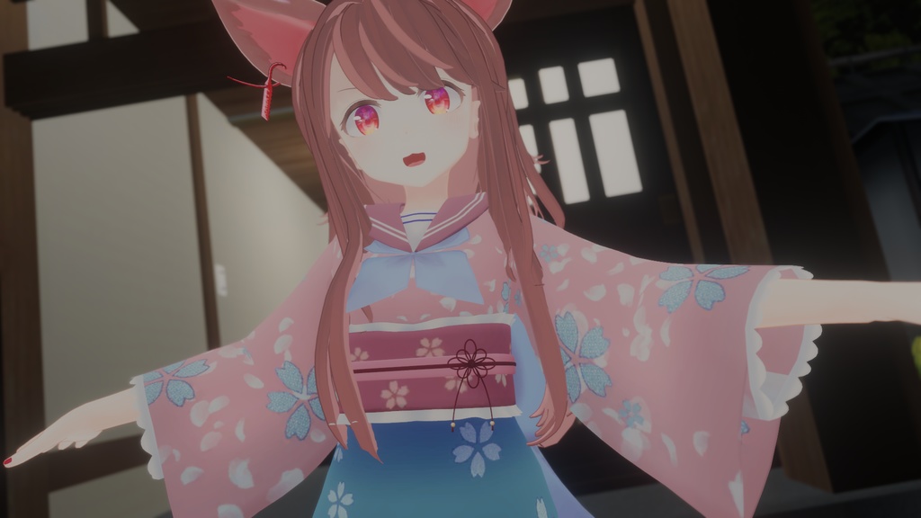 浴衣風セーラー【12アバター対応】