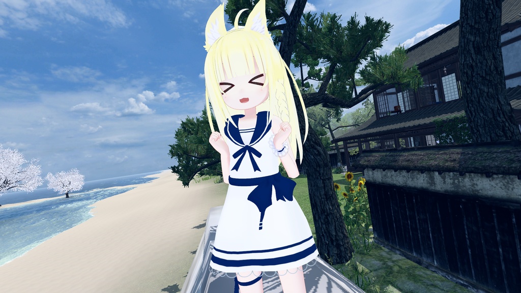 ノースリーブセーラーワンピース【13アバター対応】