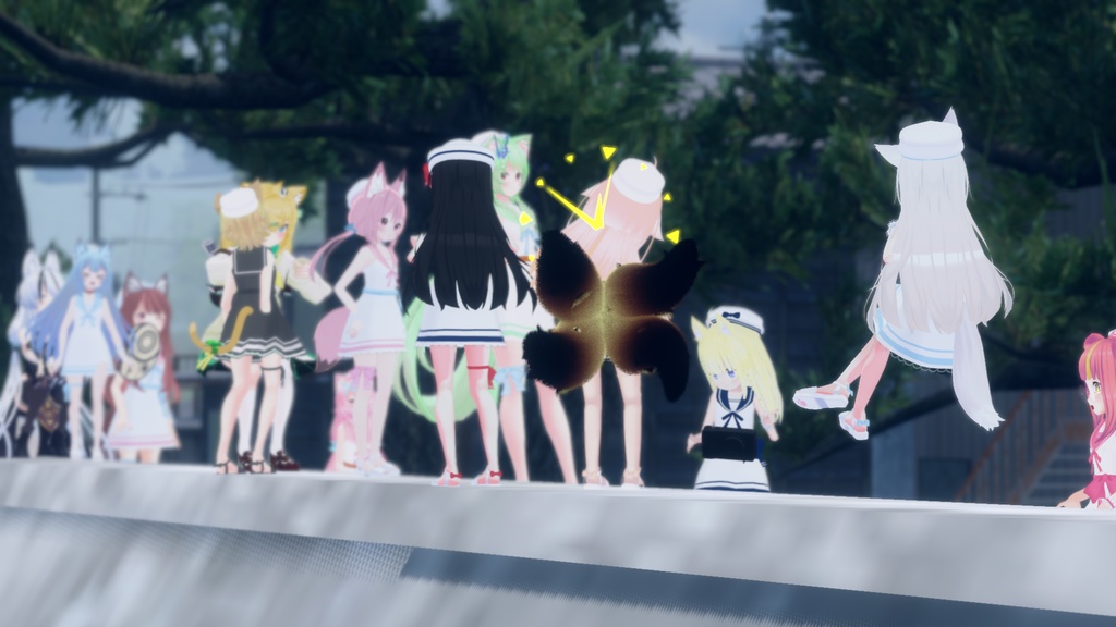 ノースリーブセーラーワンピース【13アバター対応】