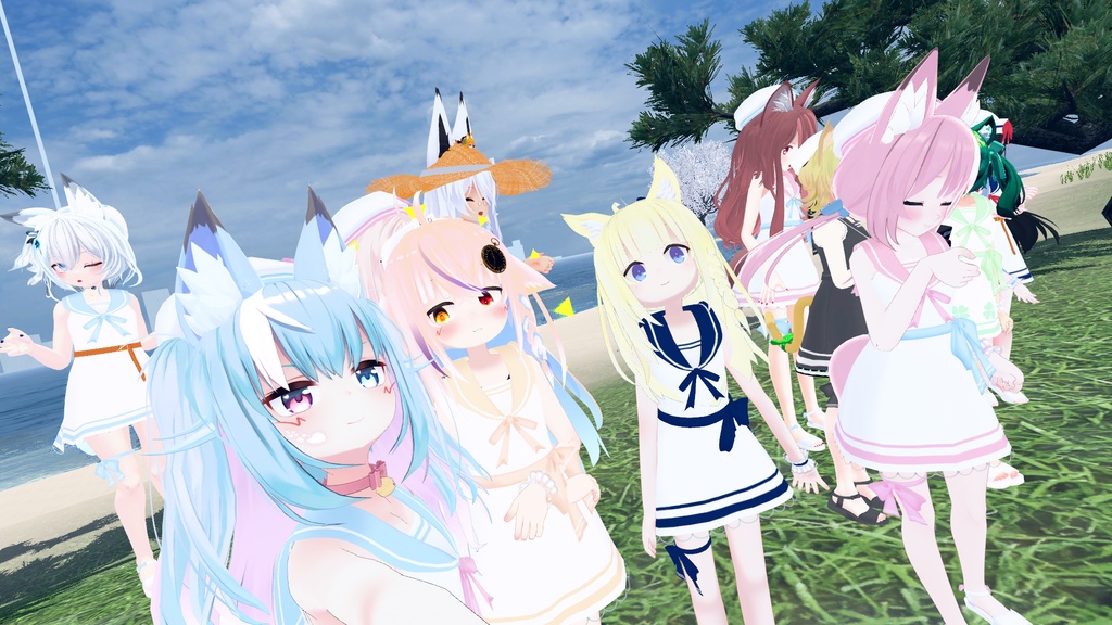 ノースリーブセーラーワンピース【13アバター対応】