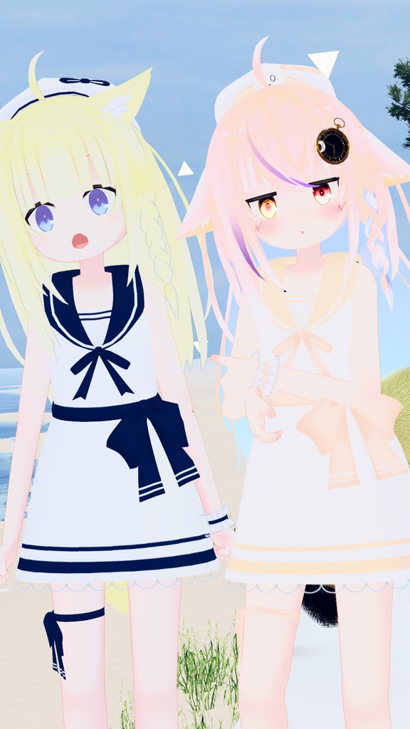 ノースリーブセーラーワンピース【13アバター対応】