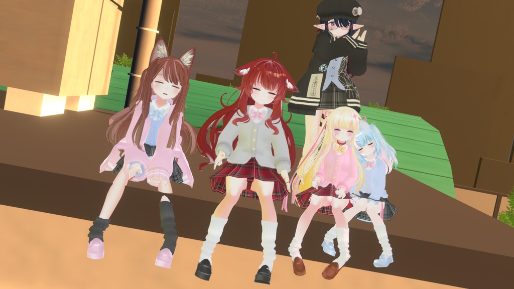 制服風セーラーカーディガン【13アバター対応】