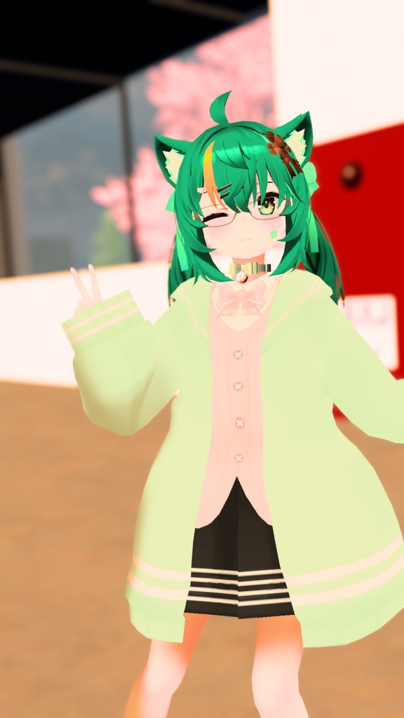 制服風セーラーカーディガン【13アバター対応】