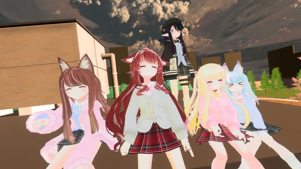 制服風セーラーカーディガン【13アバター対応】