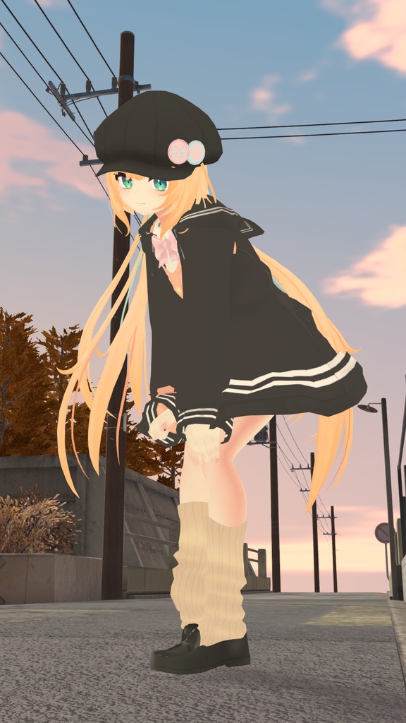 制服風セーラーカーディガン【13アバター対応】