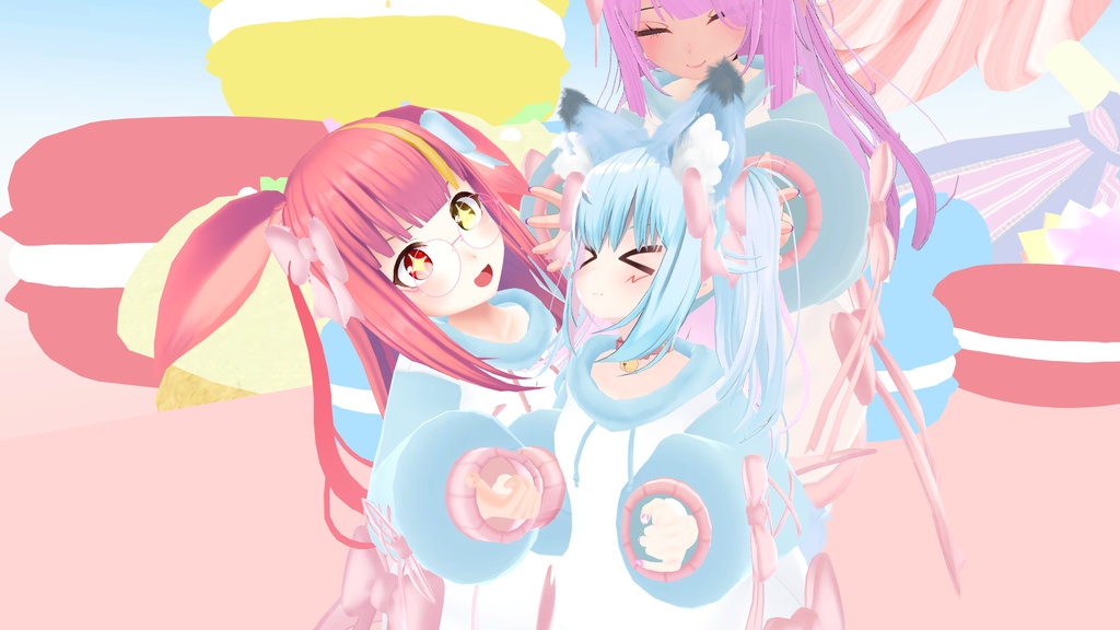 もふだぼパーカー【16アバター対応】