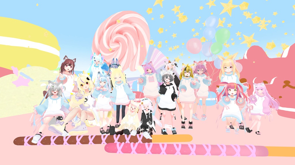 もふだぼパーカー【16アバター対応】