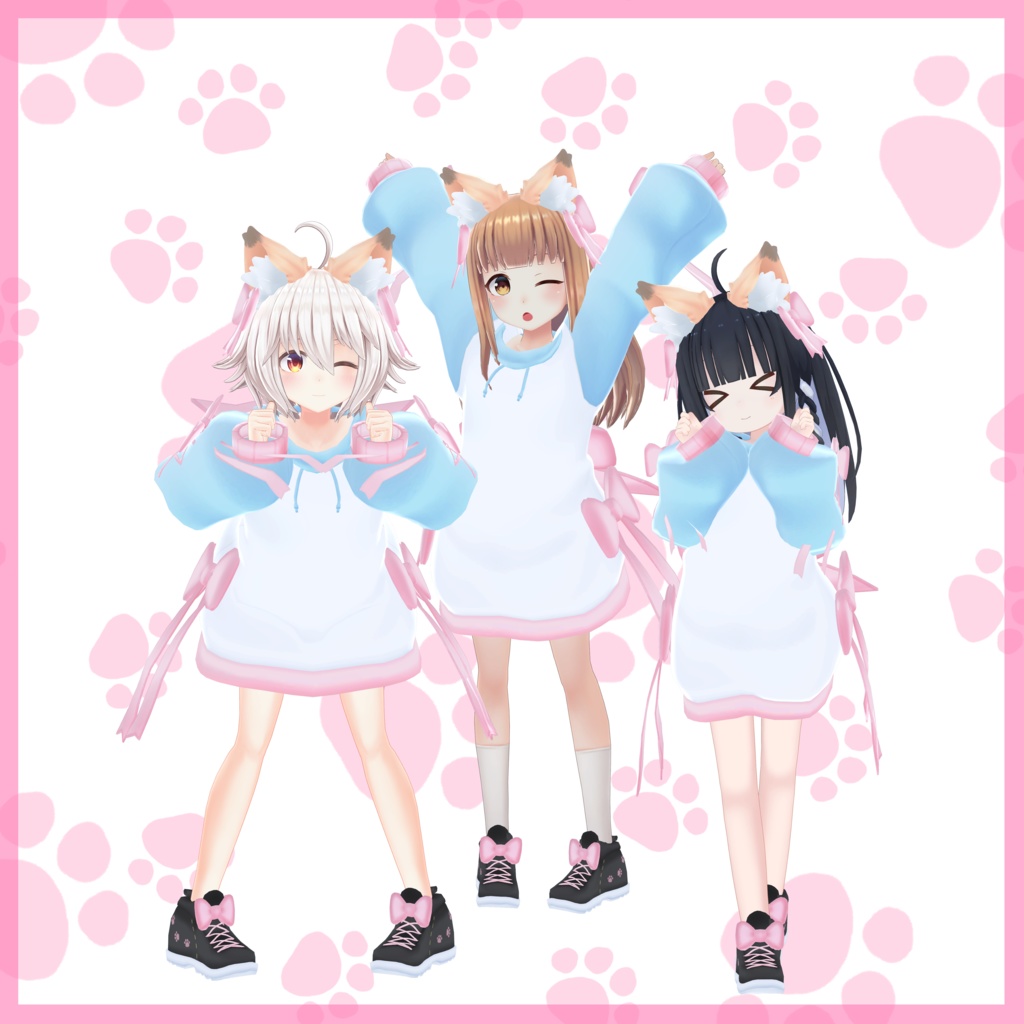 もふだぼパーカー【16アバター対応】