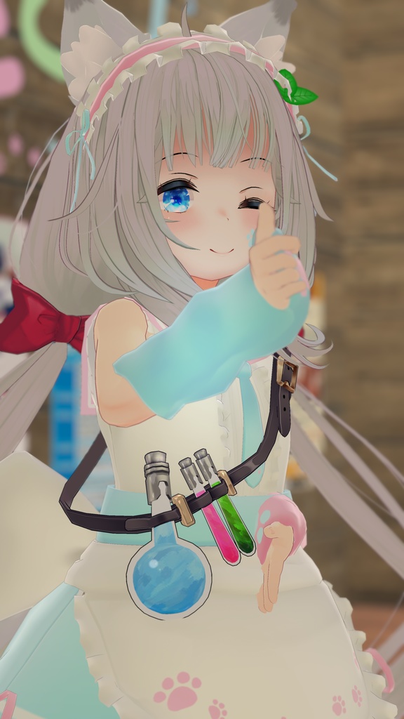 もふもふセーラーウエイトレスさん【15アバター対応】