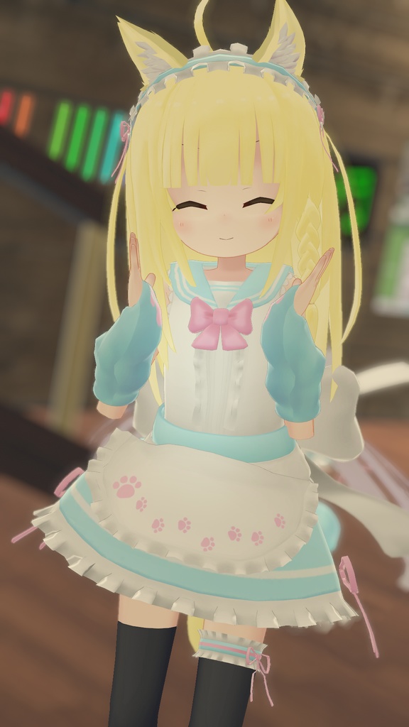 もふもふセーラーウエイトレスさん【15アバター対応】