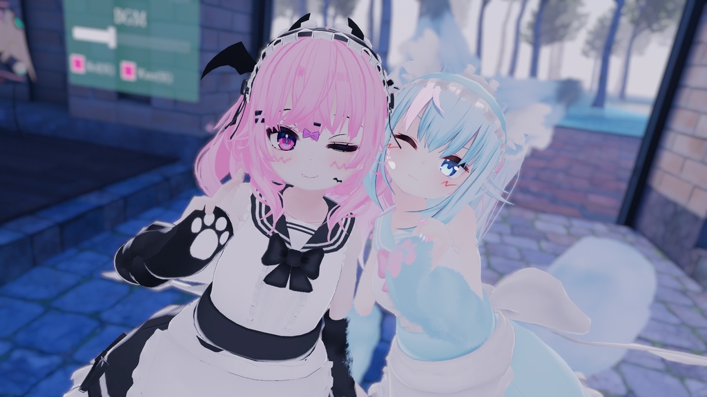 もふもふセーラーウエイトレスさん【15アバター対応】