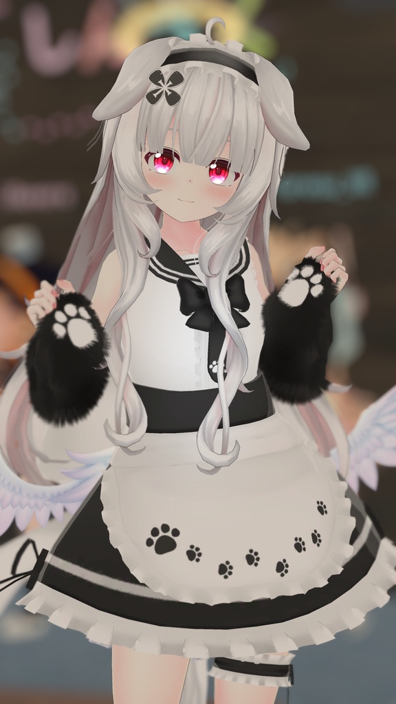 もふもふセーラーウエイトレスさん【15アバター対応】