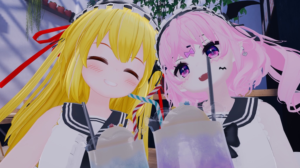 もふもふセーラーウエイトレスさん【15アバター対応】