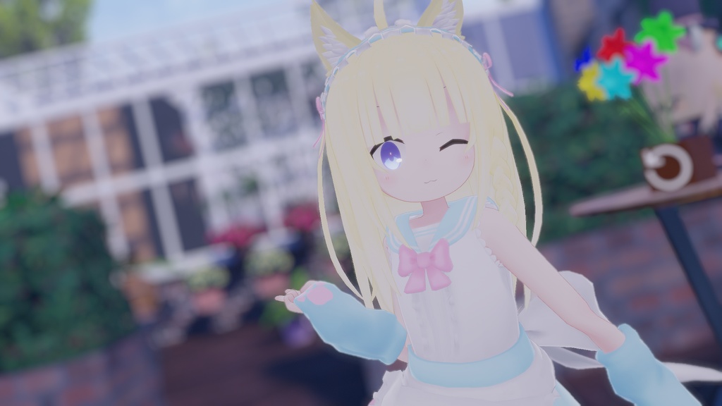 もふもふセーラーウエイトレスさん【15アバター対応】