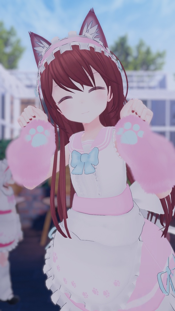 もふもふセーラーウエイトレスさん【15アバター対応】