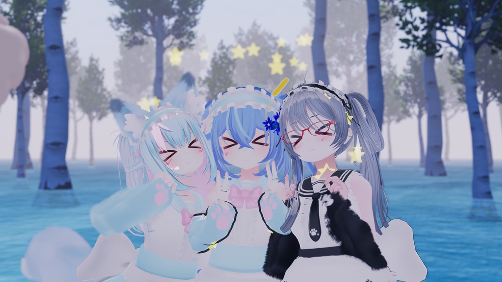 もふもふセーラーウエイトレスさん【15アバター対応】