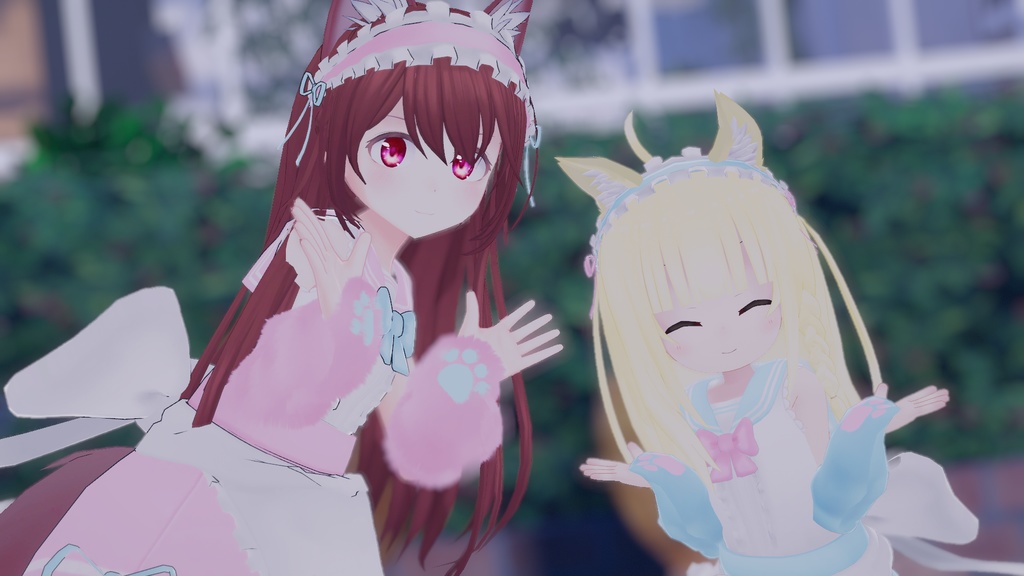 もふもふセーラーウエイトレスさん【15アバター対応】