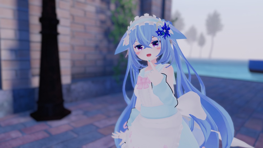 もふもふセーラーウエイトレスさん【15アバター対応】