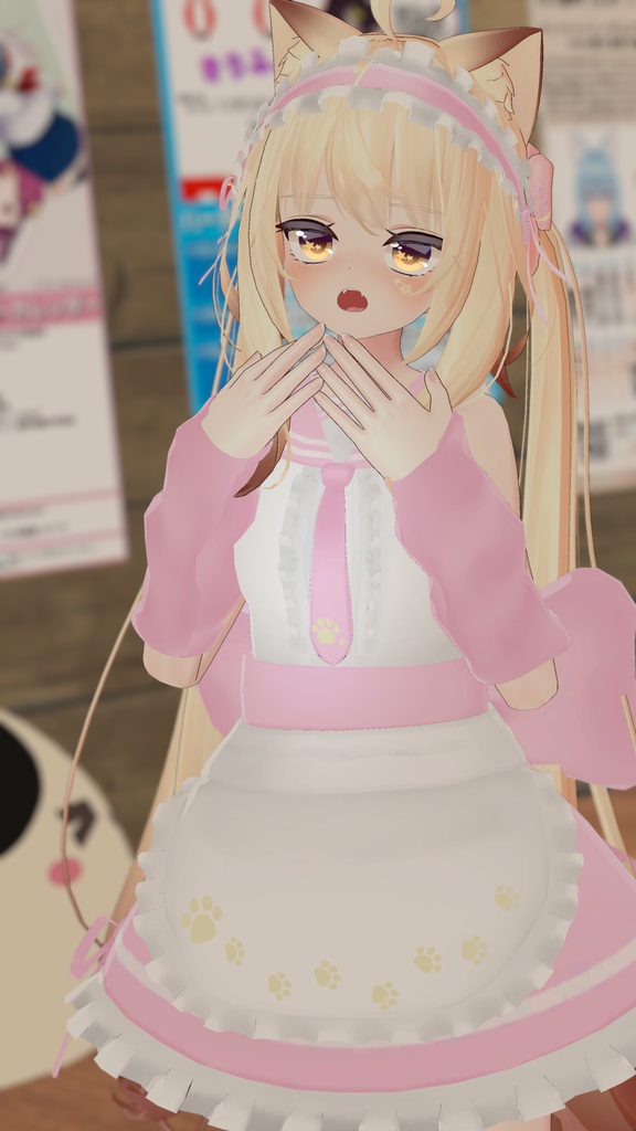 もふもふセーラーウエイトレスさん【15アバター対応】