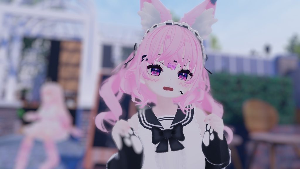 もふもふセーラーウエイトレスさん【15アバター対応】