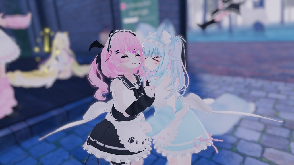 もふもふセーラーウエイトレスさん【15アバター対応】