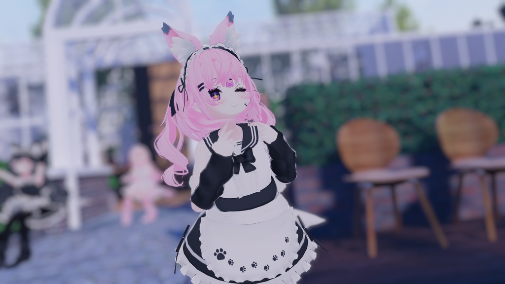 もふもふセーラーウエイトレスさん【15アバター対応】