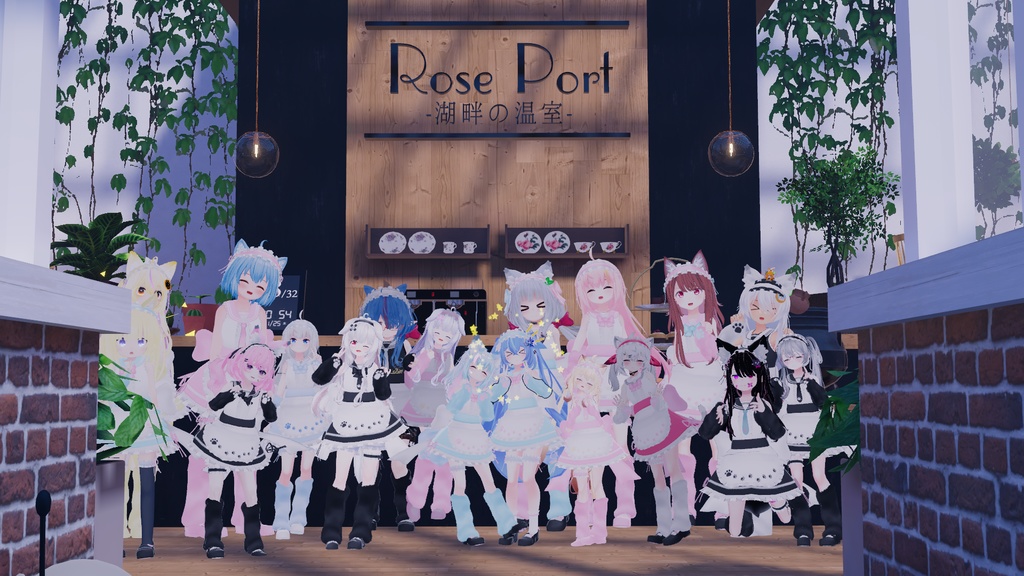 もふもふセーラーウエイトレスさん【15アバター対応】