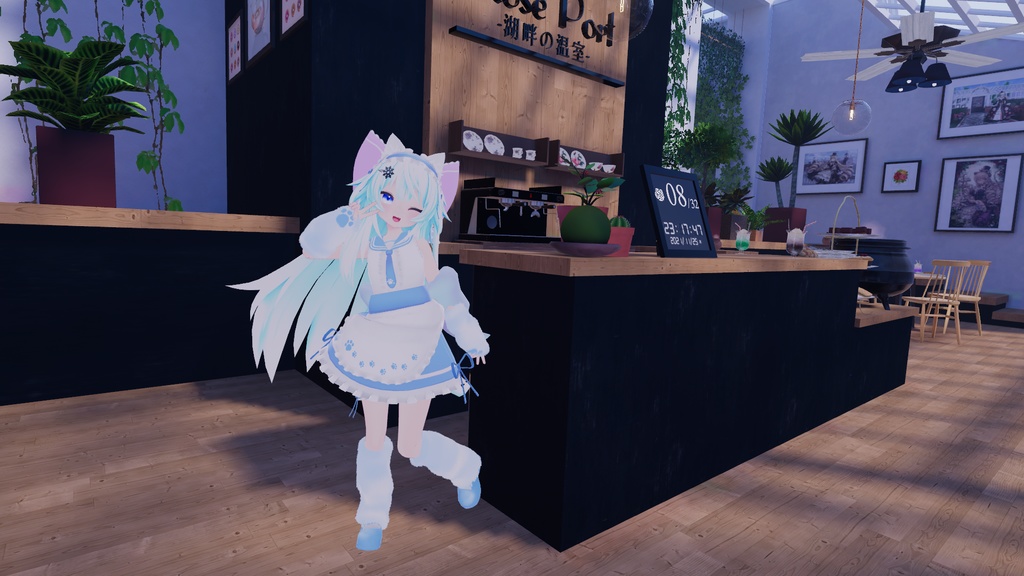 もふもふセーラーウエイトレスさん【15アバター対応】