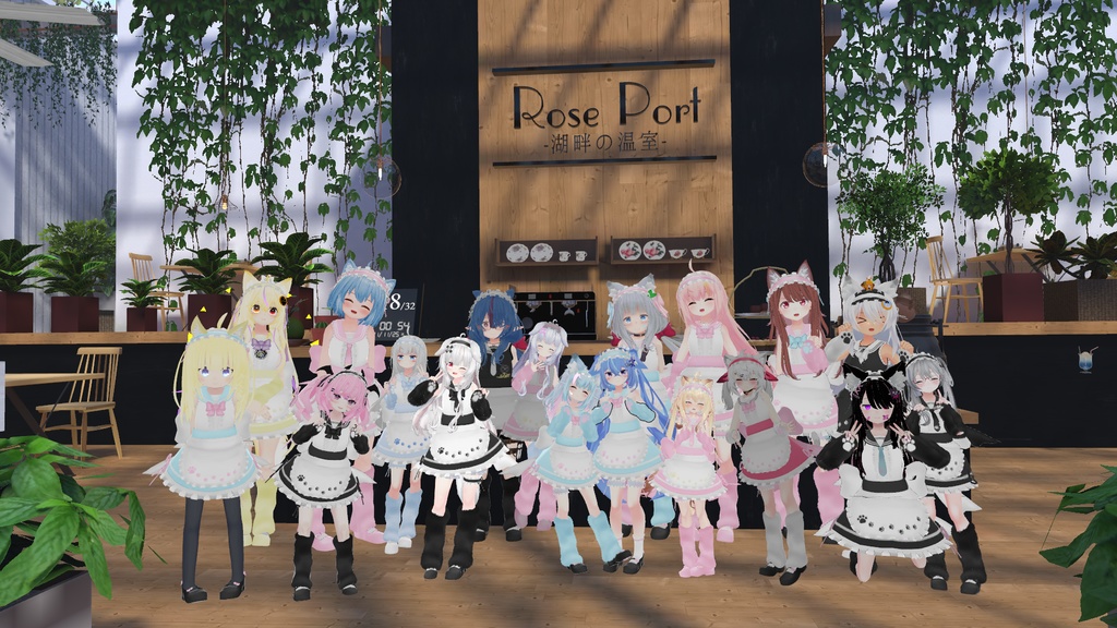 もふもふセーラーウエイトレスさん【15アバター対応】